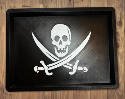 Skull and Crossbones Trinket Tray